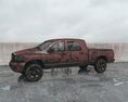 Abandoned Pickup Truck 3d model