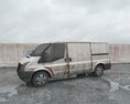 Abandoned Delivery Van Modello 3D
