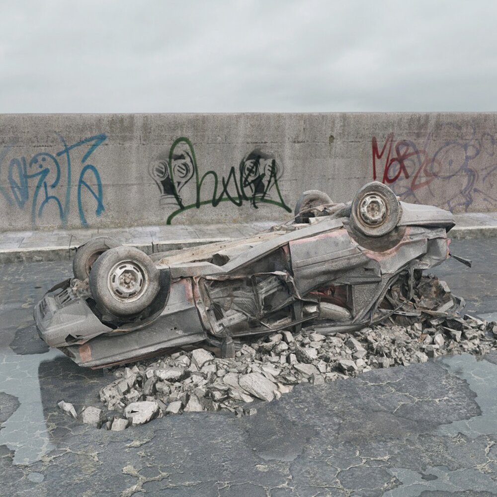 Abandoned Car 05 3D 모델 