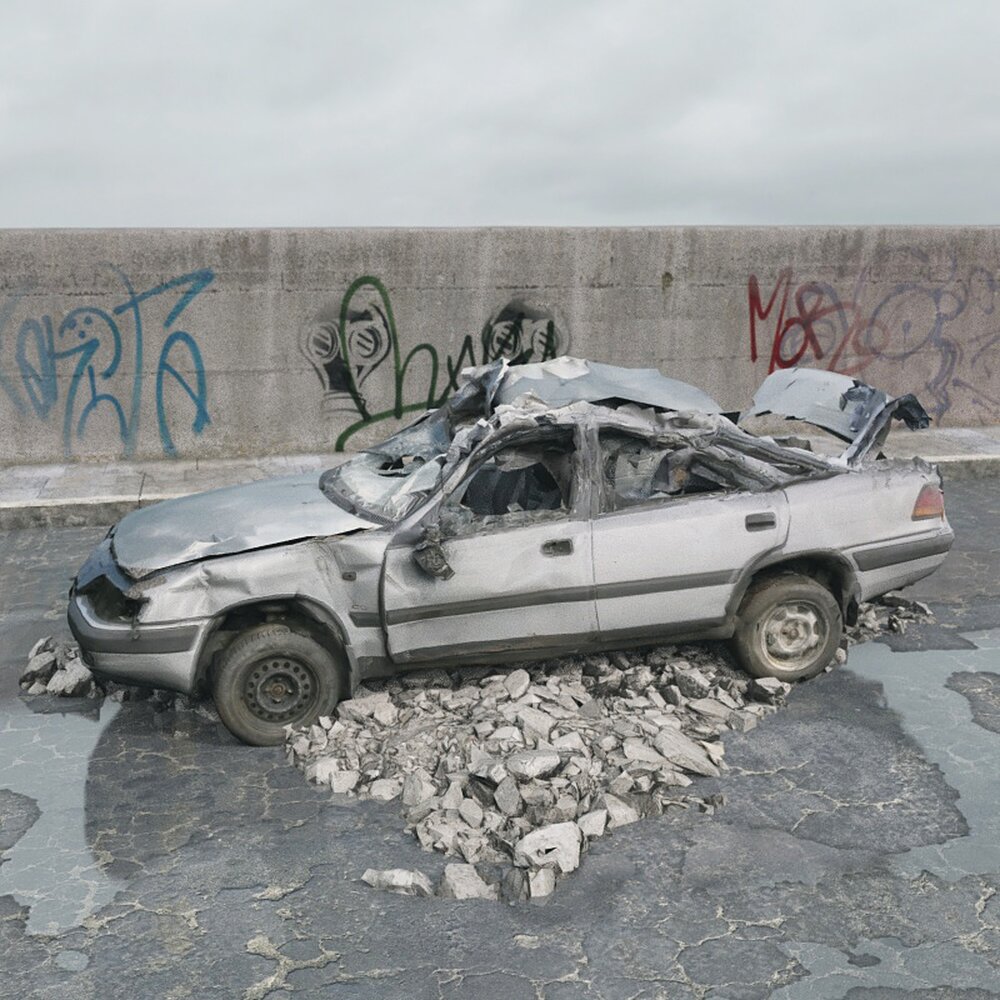 Abandoned Car 08 3D-Modell