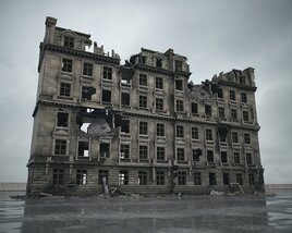 Abandoned Urban Building 09 3Dモデル