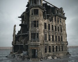 Abandoned Urban Building 10 3D модель