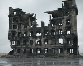 Abandoned Urban Building 11 3D модель