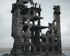 Abandoned Urban Building 12 3Dモデル