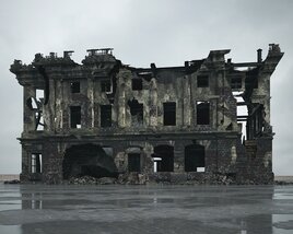 Abandoned Urban Building 17 3D модель