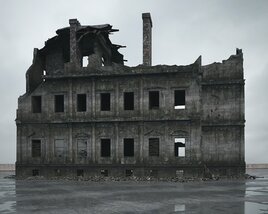 Abandoned Urban Building 18 3D модель
