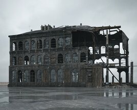 Abandoned Urban Building 22 Modèle 3D