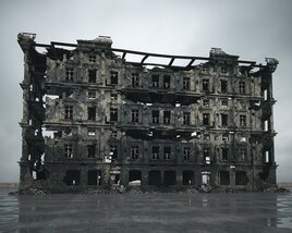 Abandoned Urban Building 25 3D-Modell