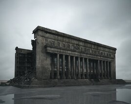 Abandoned Urban Building 30 3D 모델 