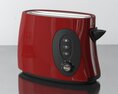 Red Two-Slice Toaster Modèle 3d