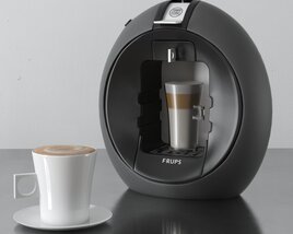 Modern Capsule Coffee Machine 3D 모델 