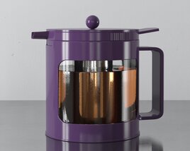 Purple French Press 3Dモデル