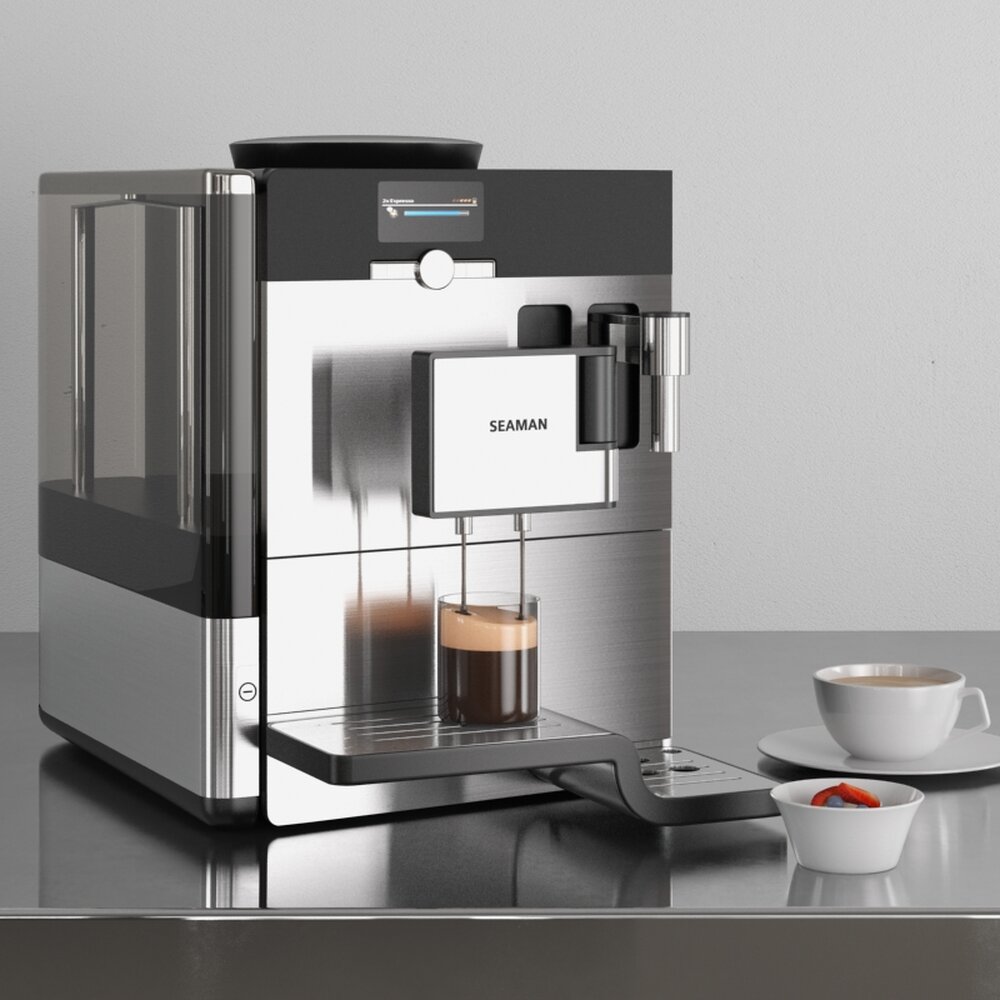 Modern Espresso Machine 02 3D模型