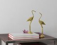 Elegant Crane Sculptures Modèle 3d