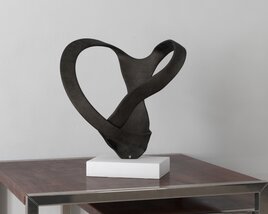 Abstract Embrace Sculpture 3D model