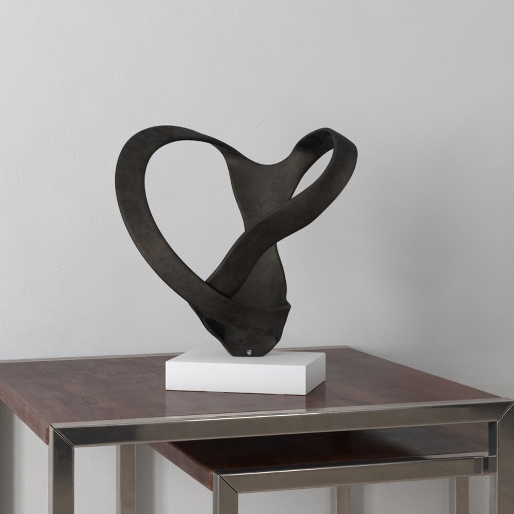 Abstract Embrace Sculpture Modello 3D