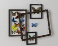 Butterfly Frame Collage Modèle 3d