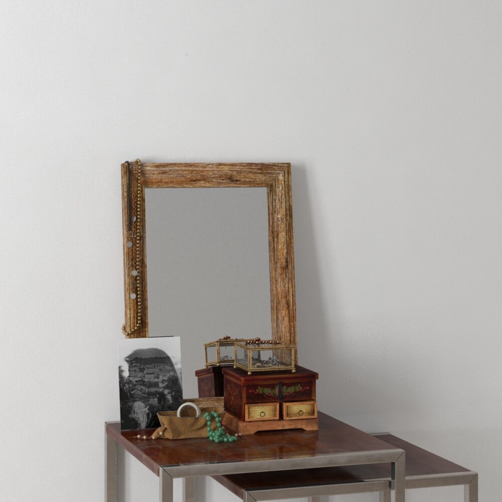 Vintage Styled Mirror Modello 3D