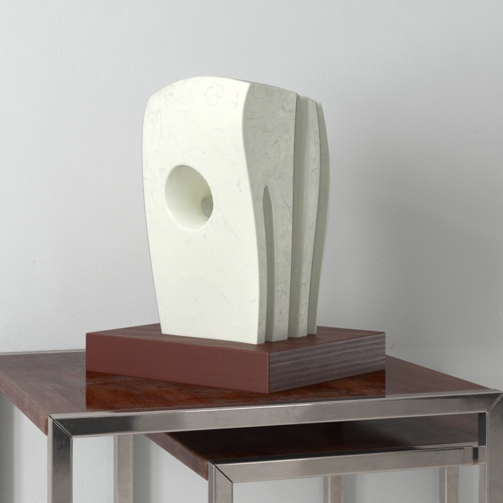 Abstract Marble Sculpture 3D модель