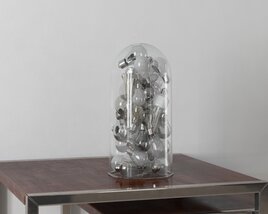 Encased Silver Sculpture 3D 모델 