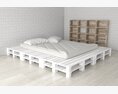 Pallet Bed Frame 3D模型
