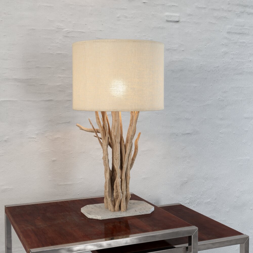 Driftwood Table Lamp 3D model