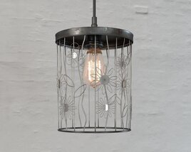 Floral Cage Pendant Light 3Dモデル