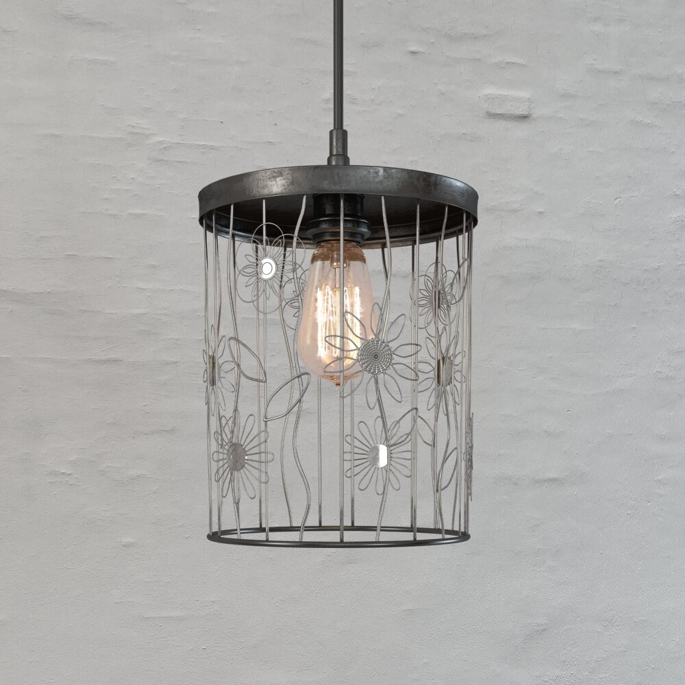 Floral Cage Pendant Light 3Dモデル