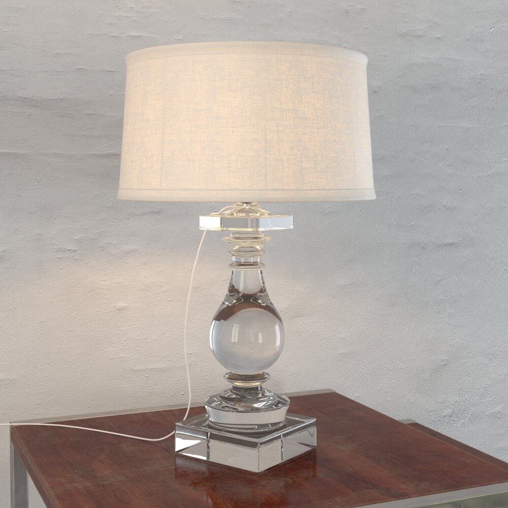 Elegant Table Lamp 3D 모델 
