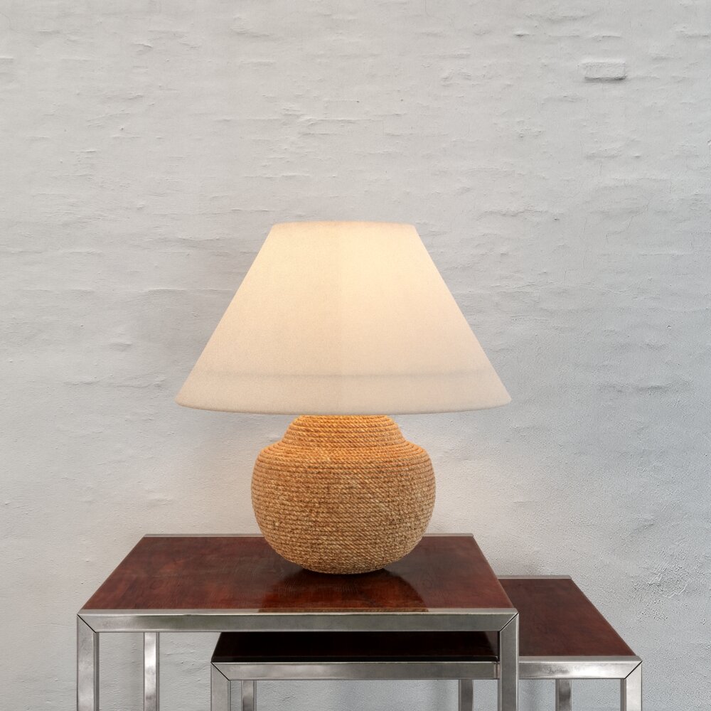 Textured Table Lamp 3D-Modell
