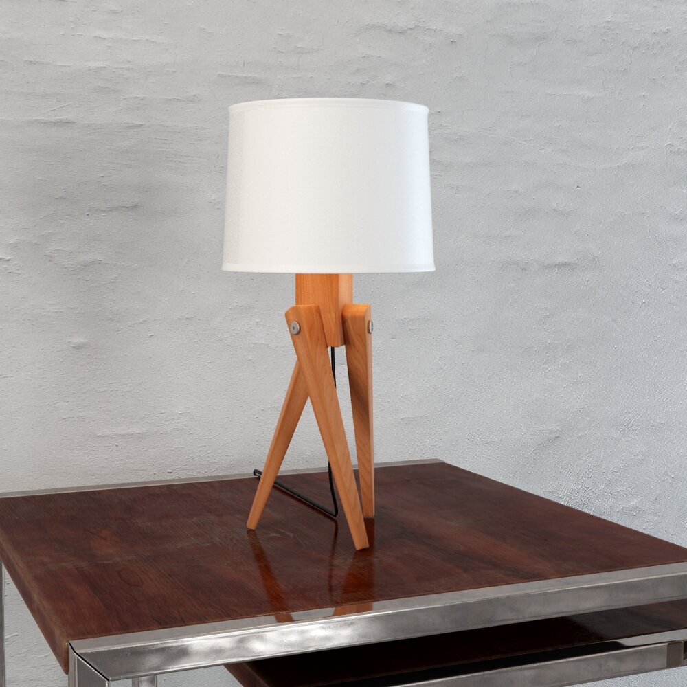 Modern Tripod Table Lamp 3D模型