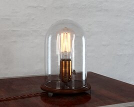 Vintage-Style Light Bulb Display 3D модель