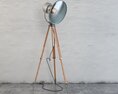 Vintage Tripod Floor Lamp 3d model