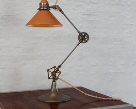 Vintage Adjustable Desk Lamp 3D model