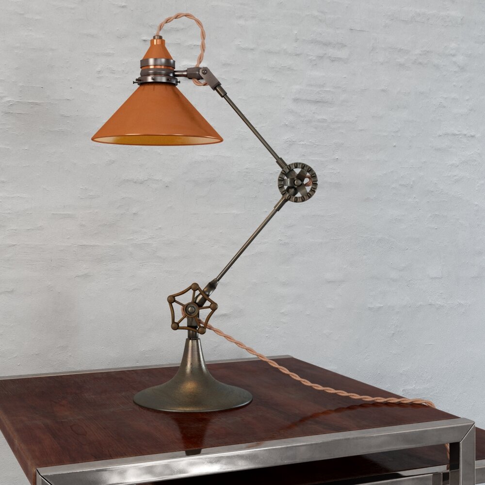 Vintage Adjustable Desk Lamp 3D 모델 