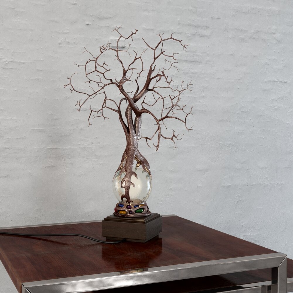 Artistic Tree Sculpture 3D model