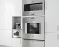 Modern Built-in Kitchen Appliances 02 Modello 3D
