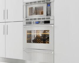 Modern Kitchen Ovens 3D model