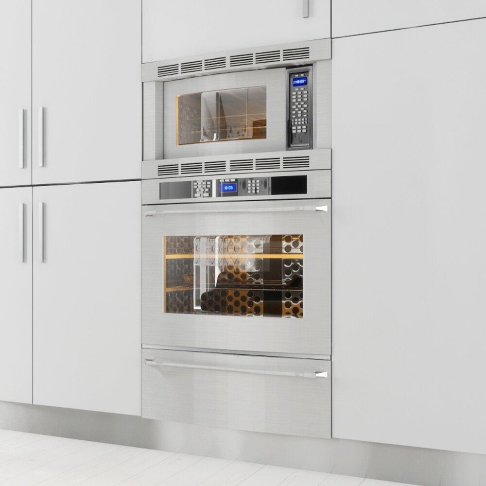 Modern Kitchen Ovens 3D модель
