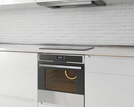 Modern Built-In Oven 02 3Dモデル