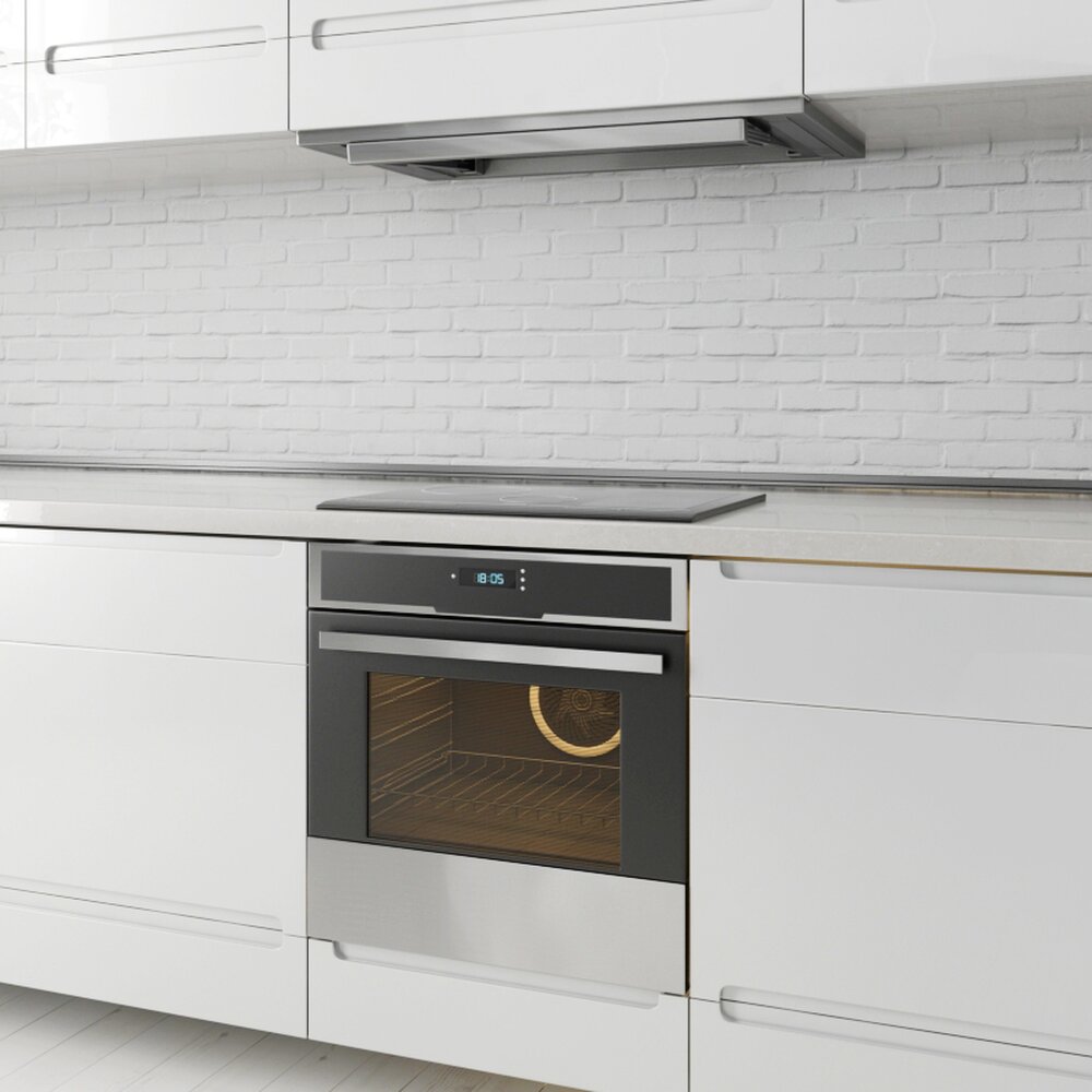 Modern Built-In Oven 02 3Dモデル