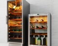 Wine Cooler Cabinet Modello 3D