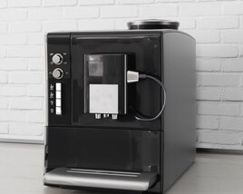 Compact Espresso Machine 02 3D 모델 