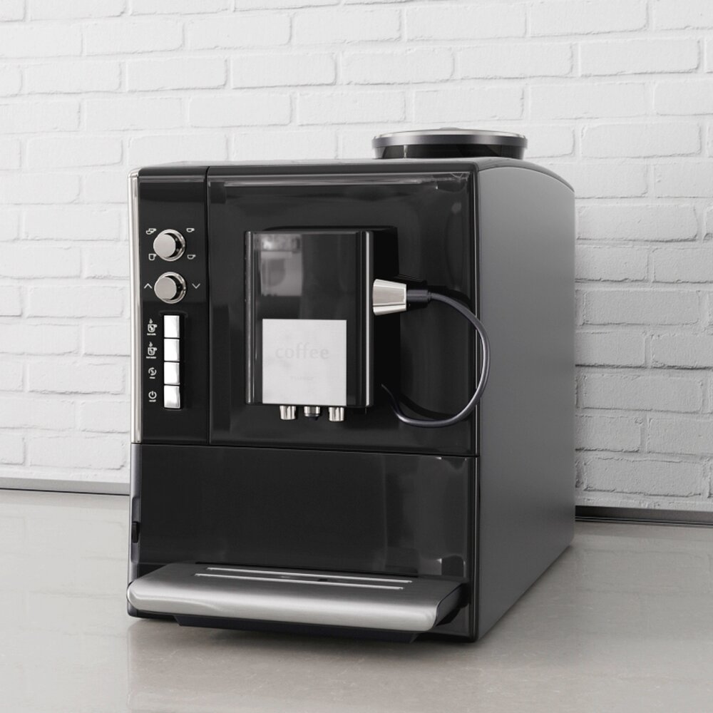Compact Espresso Machine 02 3d model