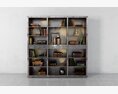 Industrial-Style Shelving Unit 3D-Modell