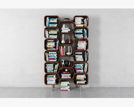 Modular Tree Bookshelf Modelo 3D