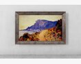 Mountain Landscape Painting 3d model