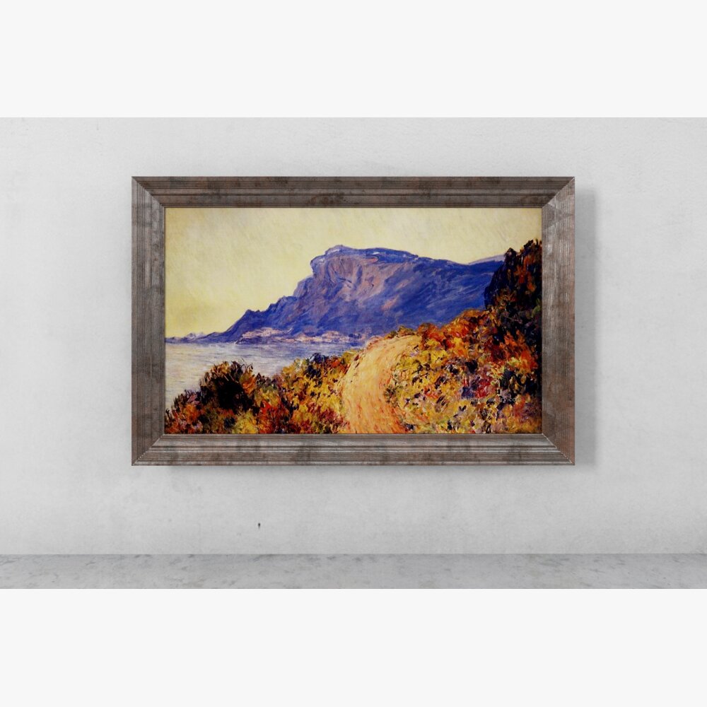 Mountain Landscape Painting 3D модель
