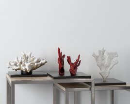 Modern Sculptural Decor Accents 3D модель
