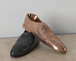 Contrasting Dress Shoes 3D-Modell